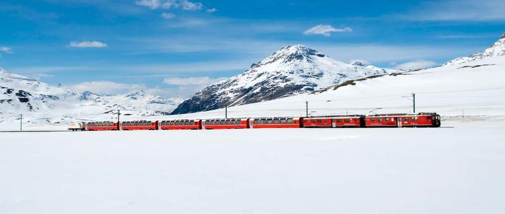 DIA 10 ST. MORITZ / LUGANO / MILÃO Café da manhã BUFÊ. Saída para uma fascinante viagem pelo coração dos Alpes com seus típicos povoados e campos verdes.