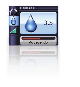 Climate Control. Ajuste do nível de umidade Na faixa de DESL a 6, você pode ajustar a umidade a qualquer momento até encontrar o nível mais confortável. Para ajustar o nível de umidade: 1.