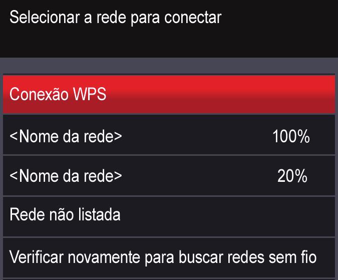 Como adicionar a impressora em uma rede O LED de conectividade Wi-Fi pisca quando a impressora procura por redes sem fio disponíveis na faixa de alcance e, em seguida, exibe a lista de acordo com a