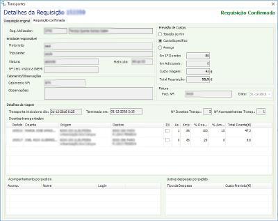 percurso Cálculo de Kms de forma automática Visualização de trajeto