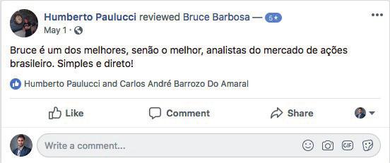 Um abraço, Bruce Barbosa.