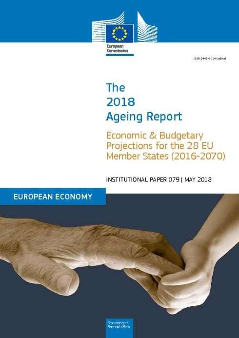 Novo Relatório do Envelhecimento 2018 Em 2070: Portugal terá apenas 8 milhões de habitantes (- 23%); Apenas 4,2 milhões de pessoas 15 64 anos trabalham (-37%); O mais baixo potencial de crescimento