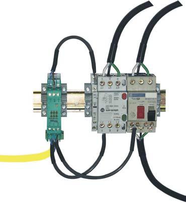 entradas permitir a monitoração de: Vista A Saída 2 Plug Endereçador Saída 4 Vista B O sinal aplicado a saída é comandado pelo PLC e chega ao