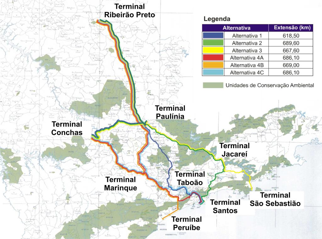 Modal Rodoviário Comparativo de desempenho Identificação das 6 Alternativas Estudadas Equipamento Carreta Padrão