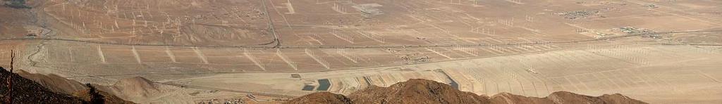 ENERGIA EÓLICA O SAN GORGONIO PASS WIND FARM, EM