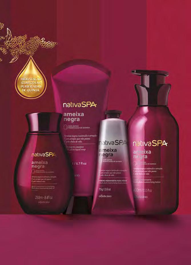 CORPO E CABELO NATIVA SPA AMEIXA NEGRA CORPO SABONETE LÍQUIDO CORPORAL, 200 ml