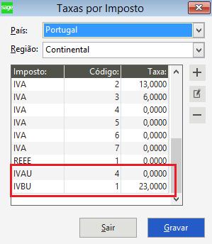 De igual forma será automaticamente criado um Agrupamento de Impostos Serão ainda criados dois impostos por entidade - um para clientes e outro para fornecedores.