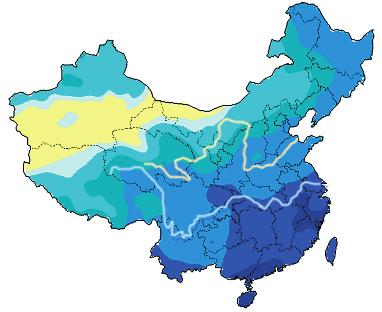 Projeto de Transposição Sul-Norte Bacia do rio Azul Rio Amarelo Eixo Oeste Reservatório de Danjiangkou Pequim Tianjin Rio Azul C H I N A 500 km Adaptado de The Economist, 05/04/2018.