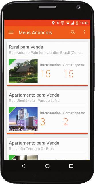 Serviços exclusivos Seus anúncios: Tenha acesso a todos os seus imóveis cadastrados.