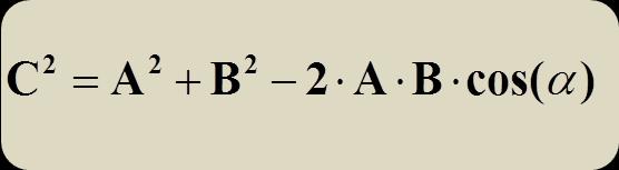 Lei dos Cossenos Corresponde a uma extensão do Teorema de Pitágoras.