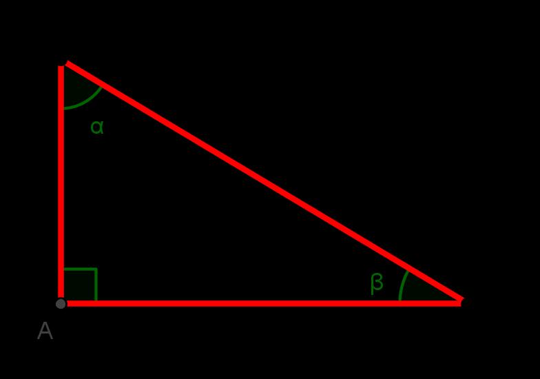 Trigonometria no Triangulo Retângulo Em um triângulo retângulo os lados que formam o ângulo reto são