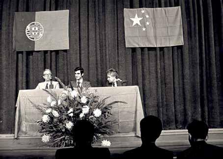 Secretário- Geral da CCILC 古斯芒 达 席尔瓦, 首任秘书长 O Comércio Portugal China entre 1975-77 revela a clara