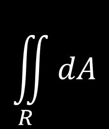 Integral Dupla - Aplicações Cálculo de Área Considere f(x,y)=1, a integral dupla sobre