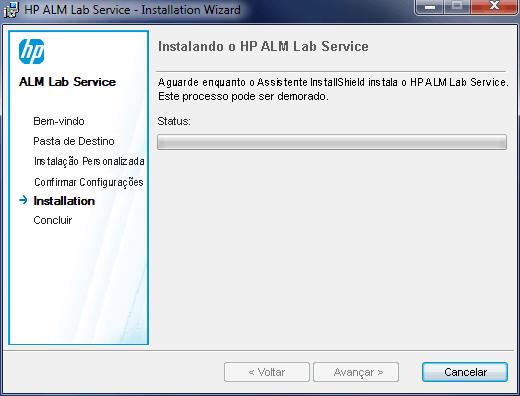 Capítulo 18: Lab Service personalizado o logon no seu host, é possível que uma versão diferente já esteja instalada, e a substituição desse arquivo pode causar erros.