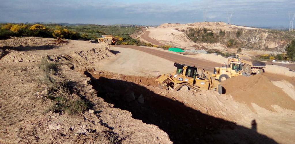 Área Mineira do Castelejo escavação e