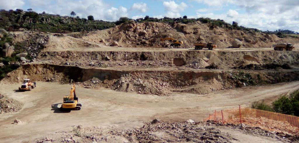 Área Mineira do Castelejo trabalhos de