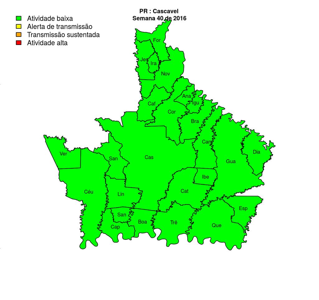 Regional Cascavel Céu Azul Corbélia Formosa do Oeste Iguatu Iracema do Oeste Nova Aurora Santa Tereza do Oeste Três Barras do Paraná Boa Vista da Aparecida Braganey Cafelândia Campo Bonito Capitão