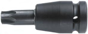 GM "IMPCTO" 5 NSX - Chaves e caixa 1/2" com ponta Torx impacto Para sua segurança, utilize as chaves e caixa impacto com os anéis e chavetas aaptaos. Para parafusos fêmea Torx. NSX.30B NSX.40B NSX.