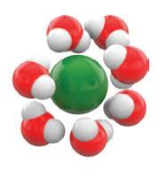 Dissolução de cloreto de sódio em água Estrutura cristalina NaCl Solução aquosa de NaCl A água, H 2 O, é uma substância molecular, isto é, formada por moléculas.