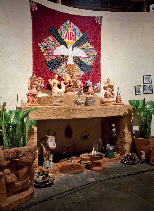 Altar na OcaTaperaTerreiro, foto Fundação Bienal de SP, 2016 32 Bienal