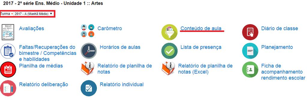 7. Disponibilizar conteúdo de aula na área do aluno O CONTEÚDO DE AULA são documentos do Word, Excel, PowerPoint, PDF, texto comum, vídeo do YouTube ou outro tipo de documento que os professores