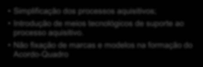 2. Dos acordos quadro e da prossecução dos objetivos do SNCP Princípios Orientadores Medidas Benefícios 1.