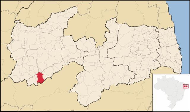 Figura 3. Localização geográfica do município de Princesa Isabel, PB. De acordo com último censo do IBGE, em 2010, a comunidade possui uma população de 21.