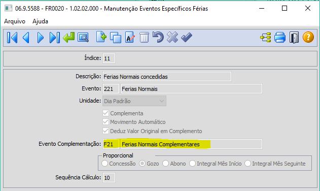 normalmente para IRRF.