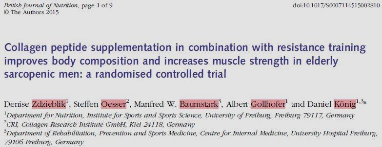 BCPs e Sarcopenia Publicação de Estudo British Journal of Nutrition Desenho do Estudo (estudo 2013,