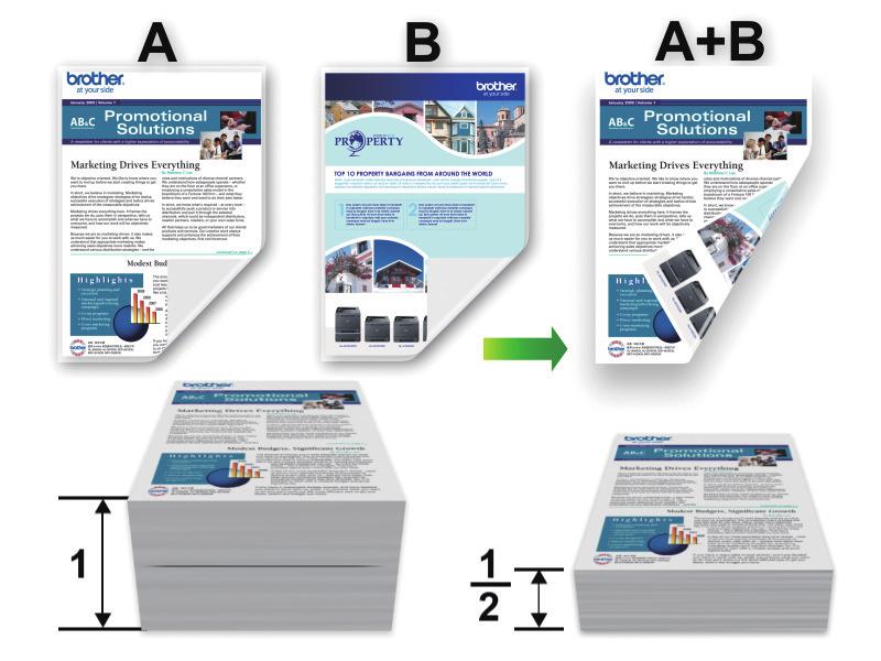 3 Imprimir Imprimir a partir do computador Imprimir um documento (Macintosh) Para obter as instruções de impressão uu Guia On-line do Utilizador: Imprimir a partir do computador (Macintosh) Imprimir