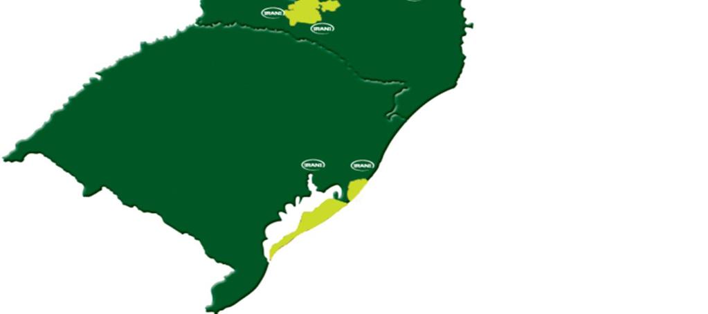 , Financeiro e RI - Joaçaba (SC) Comercial - São Paulo (SP) Matriz - Porto Alegre (RS) Rio Grande do Sul Vargem Bonita Joaçaba Balneário Pinhal Porto Alegre Rio