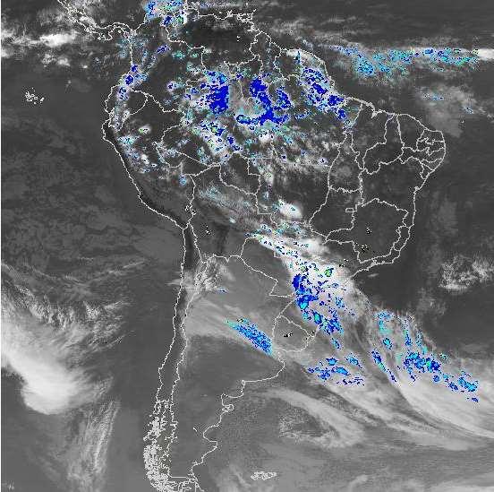 Imagem GOES 13 INPE http://sigma.