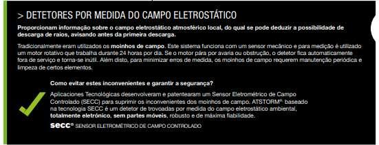 SISTEMAS DE ALERTA DE TEMPESTADES ELÉTRICAS: Bases