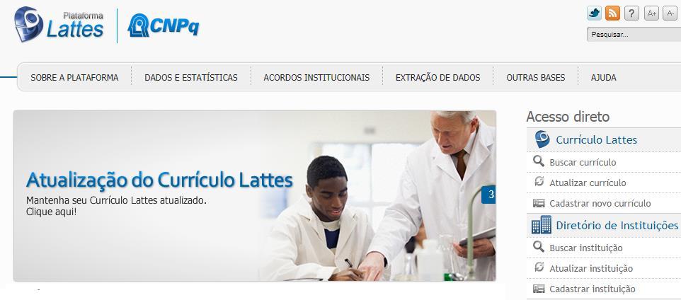 PLATAFORMA LATTES http://lattes.cnpq.