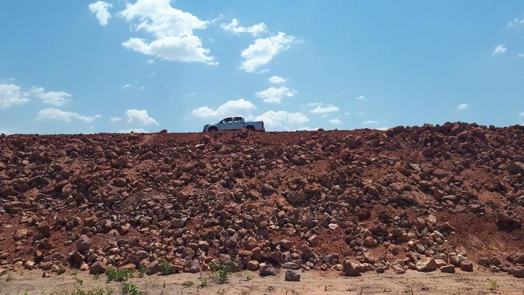 Altura do Aterro Programa para o