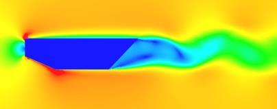 Essa geometria adicional tem o intuito de suavisar a separação do escoamento, sem que prejudique a função da aeronave.