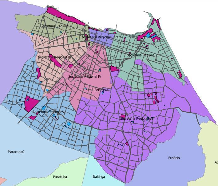 CASO DE ESTUDO A região metropolitana de Fortaleza é composta por 15 municípios (ver mapa 1), inserida nesta região metropolitana está a cidade de Fortaleza, caso de estudo.