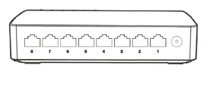 3.2. LEDs No painel superior são apresentados 9 (nove) LEDs de monitoramento, que seguem o comportamento a seguir: LED Status Indicação Aceso Switch conectado a energia elétrica.