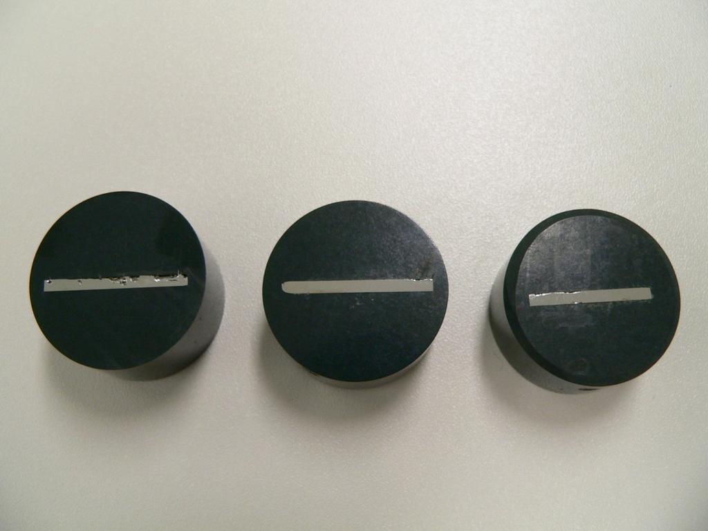 Figura 17. Foto representativa da corrosão ocorrida nas amostras 1,2 e 3 em suas superfícies.