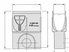 ACO MultiDrain MD200 Rejas Grelhas i/f 2 /m 2 MD200 B125 Entramada 30x10 Galva.