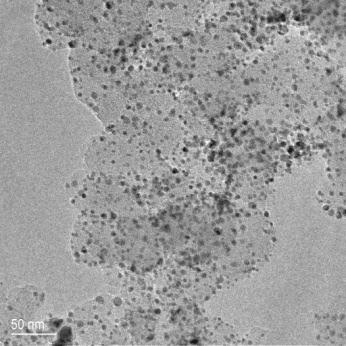 3.1.3. Microscopia Eletrônica de Transmissão (MET) A morfologia, o tamanho médio e a distribuição do tamanho de partículas foram determinados