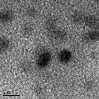 As micrografias em alta resolução e os espectros EDX para o material Pt 85 Co 15 /C são mostrados nas Figuras 3.12 e 3.13.