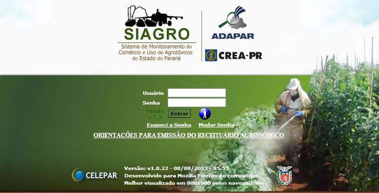 br/agrotoxicos/ Figura 15: Sistema SIAGRO/ADAPAR Sistema de