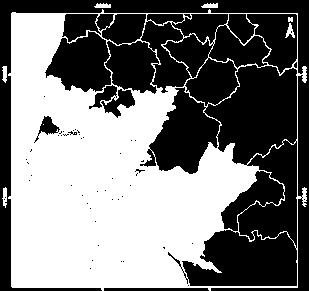 Referências Territoriais POPULAÇÃO E TERRITÓRIO 319 km 2 25 km de costa atlântica 377.
