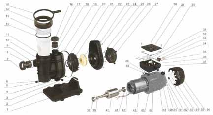 PEÇAS DE REPOSIÇÃO Desenho Técnico Nº Código Descrição FILTROS E BOMBAS - BM SUPER 200 E 300 1 010072 Base da Bomba R$ 140,00 5% 2 013200 Borracha de apoio do motor R$ 20,00 5% 3 e 6 010074 Respiro