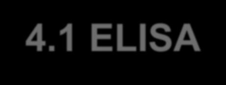 4.1 ELISA: Enzyme-linked imunosorbent assay Vantagens Sensível (1 ng/ml) Rápido Baixo custo Seguro Várias