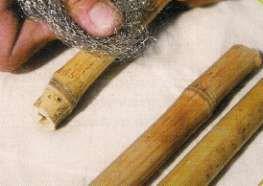 13-14. Você irá utilizar gravetos de bambu.
