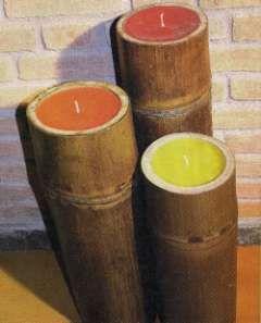 TOTEM Material: Bambu, cerca de 1,4 m de