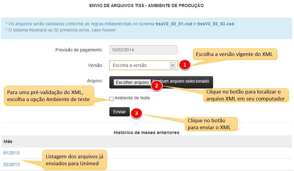 Faturamento O menu faturamento possibilita enviar a cobrança e acompanhar todo o processo de faturamento das guias registradas diretamente no Autorizador Web ou através de