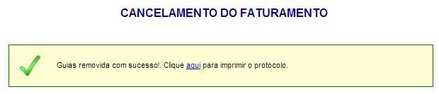 Para remover uma guia de um lote siga as instruções abaixo: Se